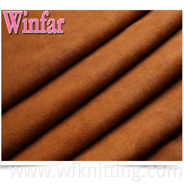 Factory Micro Polyester Suede Fabric